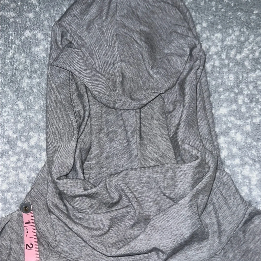 Athleta Gray Cowl Neck Sweater